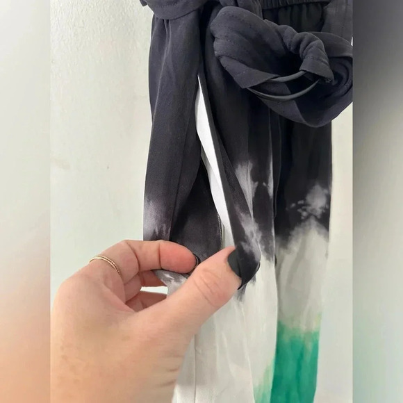 A.L.C Tallulah Tie-Dye Silk Maxi Dress - Picture 8 of 13